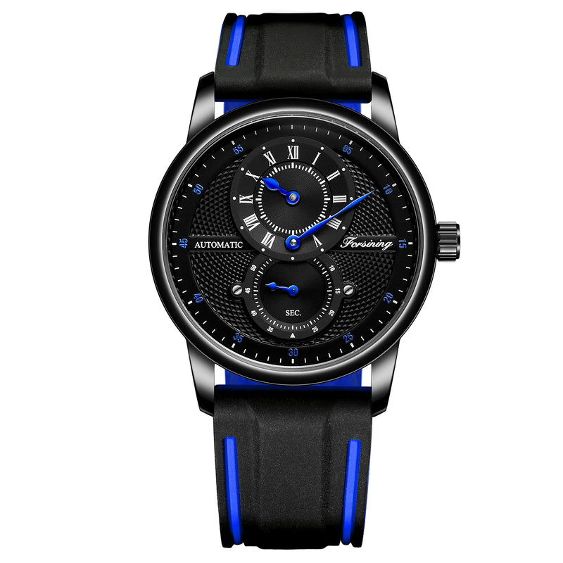 Relógio Mecânico FORSINING FSG8203M3B1 – Estilo Autêntico com Toque Vintage