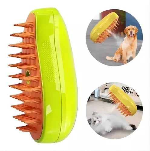 Escova a Vapor para Gatos e Cães