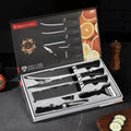 Kit 6 Facas Churrasco Inox Profissional Antiaderente
