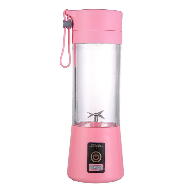 Mini Liquidificador Portátil Recarregável – 380ml | USB, Bivolt e com Ejeção Automática de Polpa