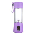 Mini Liquidificador Portátil Recarregável – 380ml | USB, Bivolt e com Ejeção Automática de Polpa