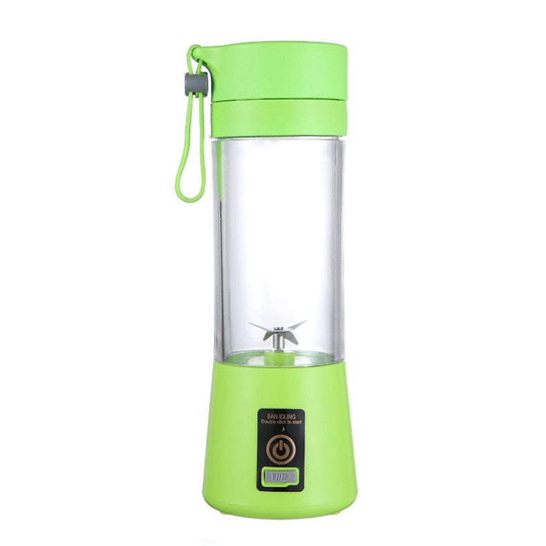 Mini Liquidificador Portátil Recarregável – 380ml | USB, Bivolt e com Ejeção Automática de Polpa