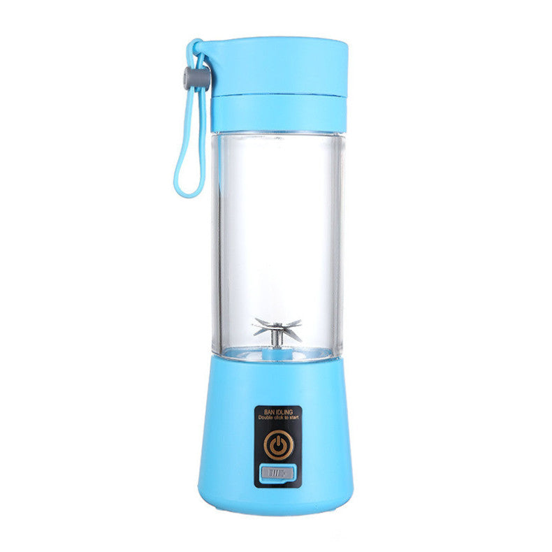 Mini Liquidificador Portátil Recarregável – 380ml | USB, Bivolt e com Ejeção Automática de Polpa